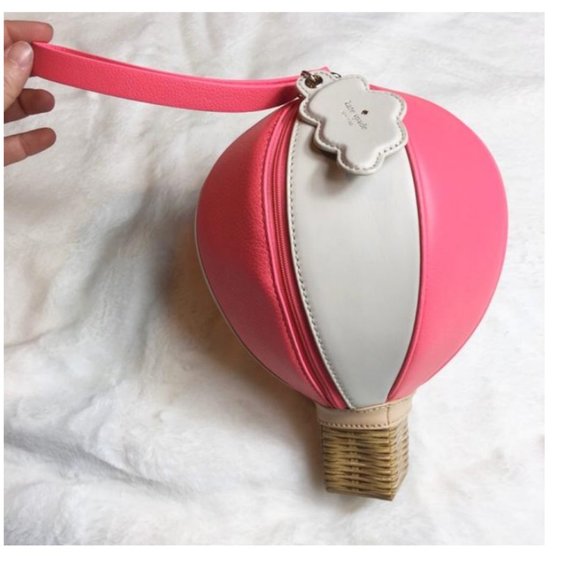 Kate Spade Get Carried Away hot air balloon bag purse wristlet nwot - Picture 13 of 14
